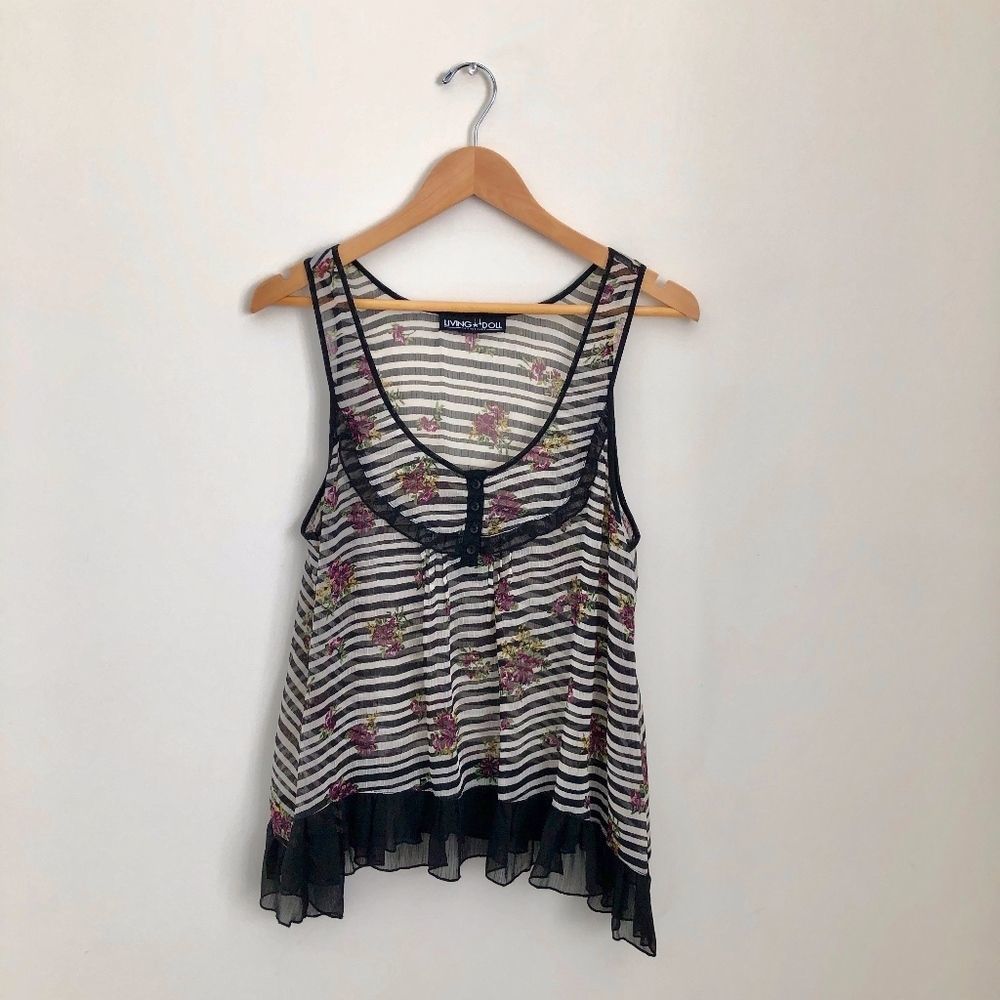Living Doll Sheer Top